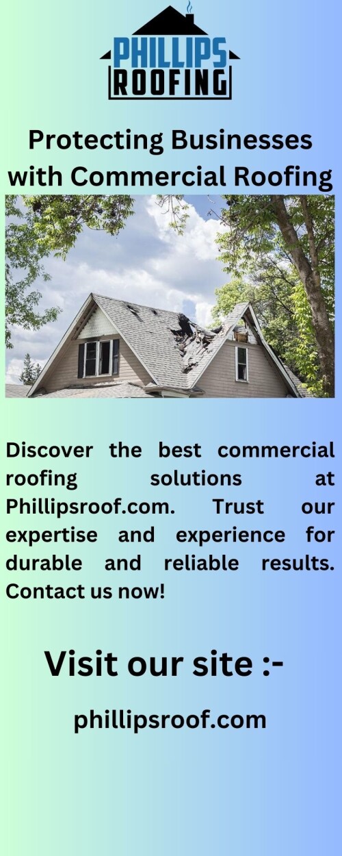 Discover the strength and durability of TPO roofing with Phillipsroof.com. Trust our experienced team for top-notch installation and exceptional service.

https://phillipsroof.com/roofing/tpo-roofing/