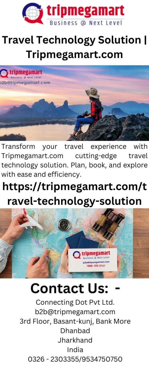 Transform your travel experience with Tripmegamart.com cutting-edge travel technology solution. Plan, book, and explore with ease and efficiency.

https://tripmegamart.com/travel-technology-solution