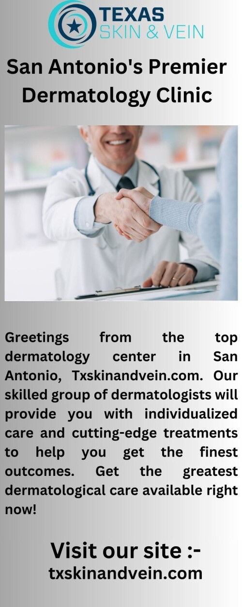 We at Txskinandvein.com think that skincare should be customized to meet your specific needs. To assist you in reaching your skin care objectives, our skilled team of specialists will provide you with individualised treatments and products.

https://www.txskinandvein.com/