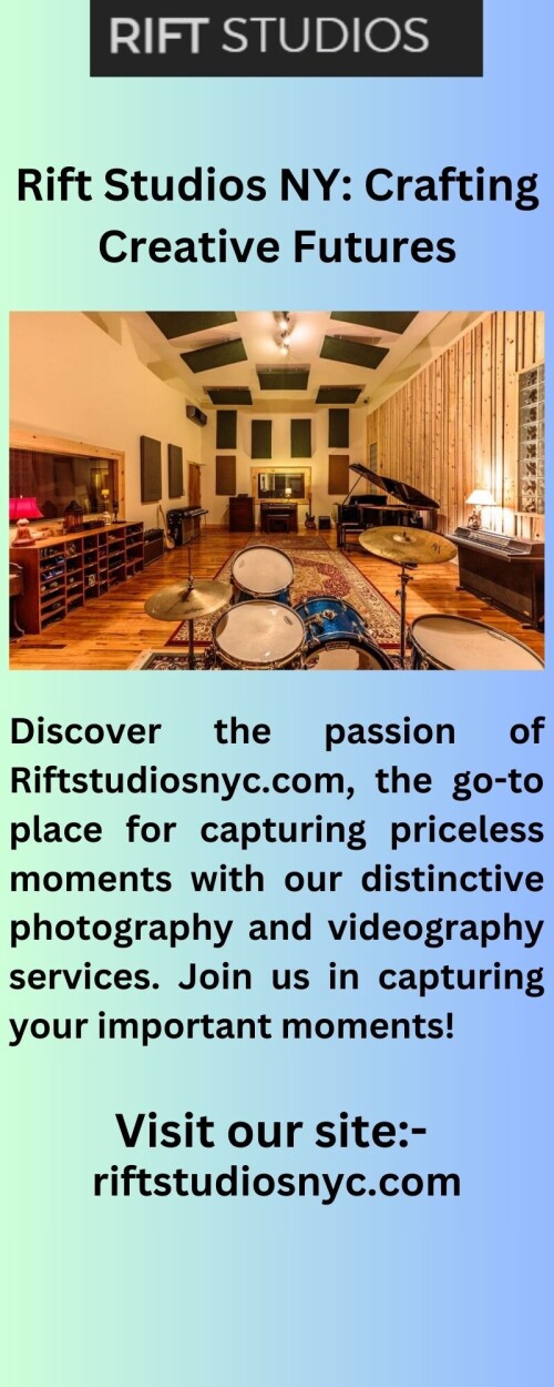 Experience a unique and emotional journey of creativity with Riftstudiosnyc.com. Our brand offers innovative and creative services that will help you capture your special moments with a unique and personal touch.

https://www.riftstudiosnyc.com/gear/