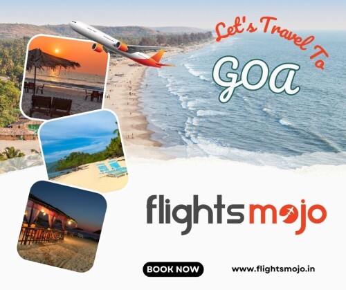 Book your flight ticket to Goa hassle-free with Flightsmojo. We offer a variety of options to suit your travel preferences. Booking your trip is quick and easy with us. Whether you're planning a beach getaway or exploring the vibrant culture, we've got you covered. Find your ideal flight to Goa and book with Flightsmojo today. Let's make your travel dreams a reality!

https://www.flightsmojo.in/city/cheap-flights-to-goa-goi