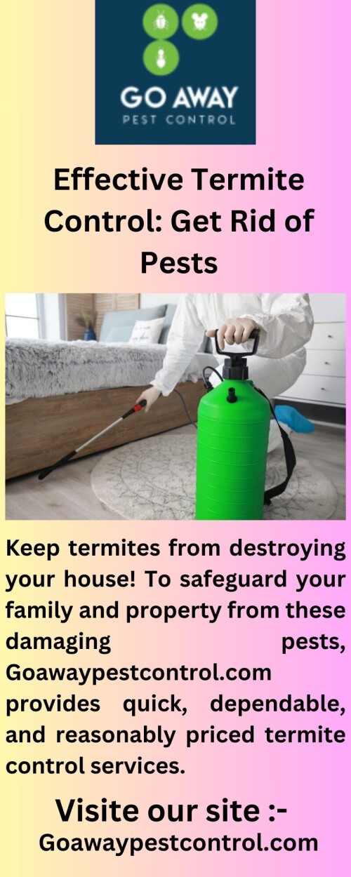 For animal removal, Goawaypestcontrol.com is the best option available. For any unwanted wildlife on your property, our skilled team of professionals will offer you a humane and safe solution. Let us assist you right now; don't hesitate any longer!

https://goawaypestcontrol.com/wildlife-removal/