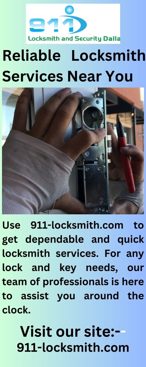 Visit 911-locksmith.com to get a trustworthy and effective key copy service. You can rely on us to carefully and precisely copy your keys. Get in touch with us right now!

https://www.911-locksmith.com/services/