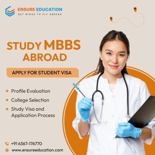 Discover your path to a successful medical career by studying MBBS abroad with Ensure Education. Our expert consultants offer personalized guidance and support to help you navigate the application process, choose the right university, and fulfill your dream of becoming a doctor. Start your journey today!

Contact Us:
https://www.ensureeducation.com/