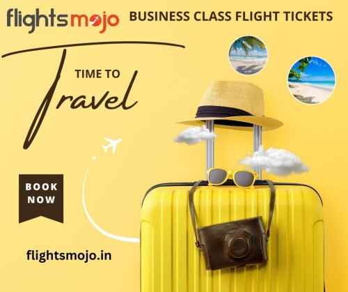 Experience luxury travel with business class flight tickets from Flightsmojo. Explore our premium selection of business class options for added comfort and convenience during your journey. With easy booking and competitive prices, finding the perfect business class flight has never been simpler. Enjoy priority check-in, spacious seating, gourmet meals, and enhanced amenities. Elevate your travel experience and book your business class flight tickets with Flightsmojo today.

https://www.flightsmojo.in/deals/business-class