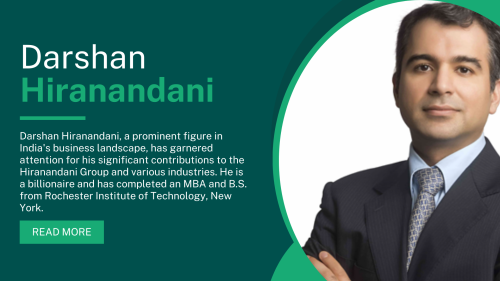 Meet Darshan Hiranandani CEO & A Future Leader