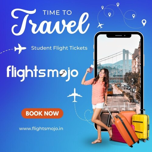 Get cheap flight tickets for students with Flightsmojo. We have special deals just for students, so you can travel without spending too much money. Booking is simple and fast with us. Whether you're going home or studying abroad, book your student flight tickets with Flightsmojo today and save money on your trip!
https://www.flightsmojo.in/deals/student-discount