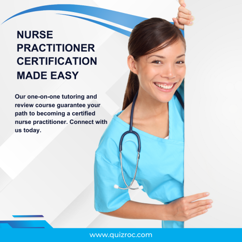 Prepare for success in advanced practice nursing. We offers comprehensive services for Nurse Practitioner Certification and Exam preparation

https://quizroc.com/services