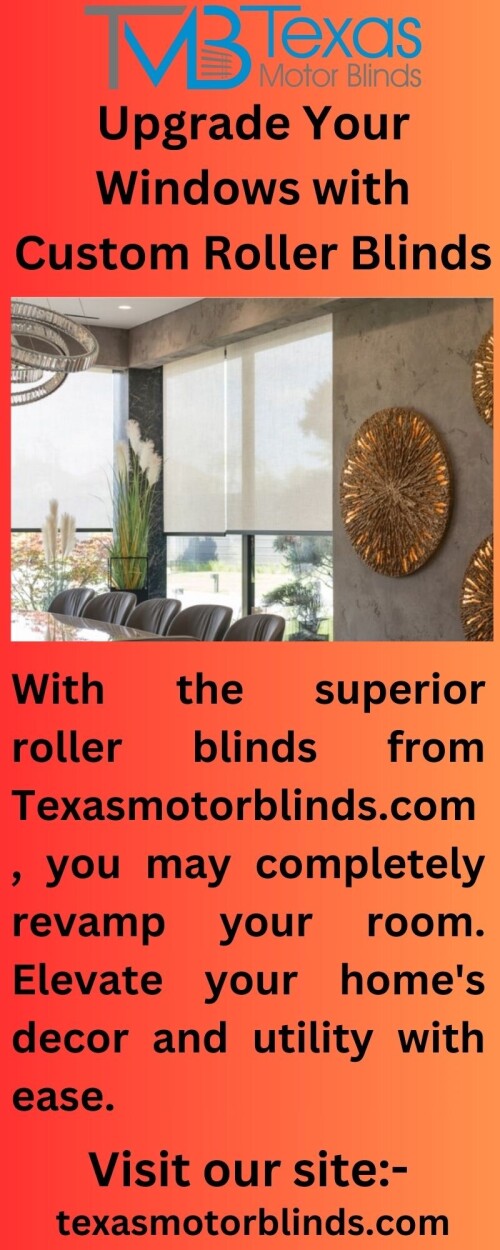 Upgrade your windows with the stylish zebra blinds from Texasmotorblinds.com. Experience the perfect blend of functionality and elegance. Shop now!


https://texasmotorblinds.com/products/zebra-blinds/