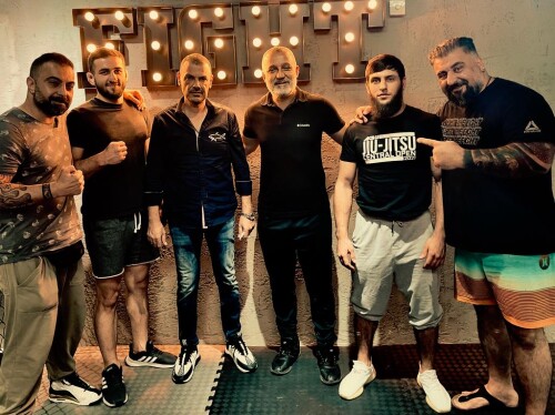 ibrahim murat gunduz with mma fighters