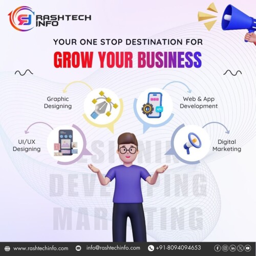 Unlock your online success with RashTech Info's cutting-edge web development services. From dynamic websites to e-commerce solutions, we tailor every aspect to elevate your digital presence. Harness the power of innovative design and robust functionality to maximize your online potential. Partner with us for unparalleled digital transformation. for more info. visit us- www.rashtechinfo.com