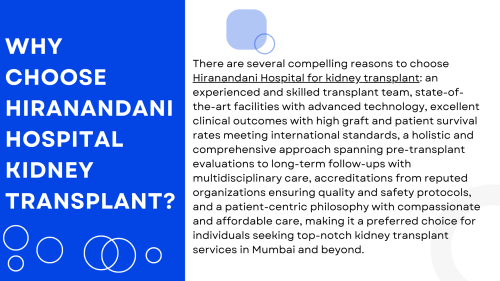 Why Choose Hiranandani Hospital Kidney Transplant