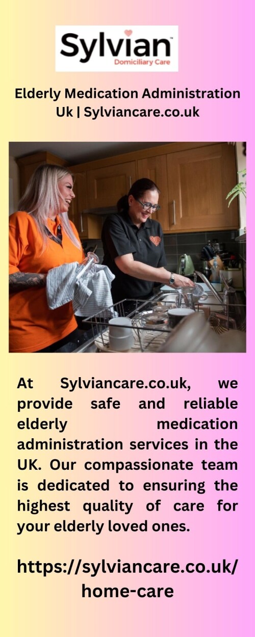 At Sylviancare.co.uk, we provide safe and reliable elderly medication administration services in the UK. Our compassionate team is dedicated to ensuring the highest quality of care for your elderly loved ones.


https://sylviancare.co.uk/home-care