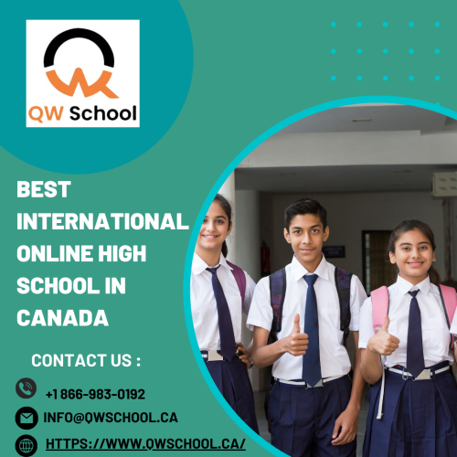 QW School is one of the Best International Online High Schools for international students. The school management has expanded the license to cover elementary (1st to 8th Grade) and Secondary (9th to 12th Grade) applicants. The development of our pre-university prep program allows international students to avail of ESL and Internationally recognized and accepted English Language Proficiency Preparation exams also. Visit our International Students webpage for more information.https://www.qwschool.ca/