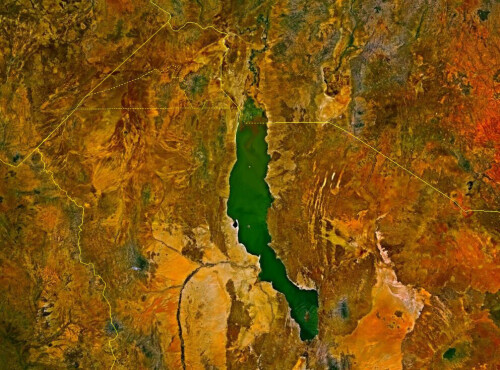 Lake turkana satellite
