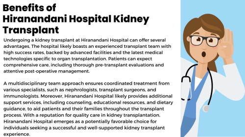 Benefits of Kidney Transplant at Hiranandani Hospital