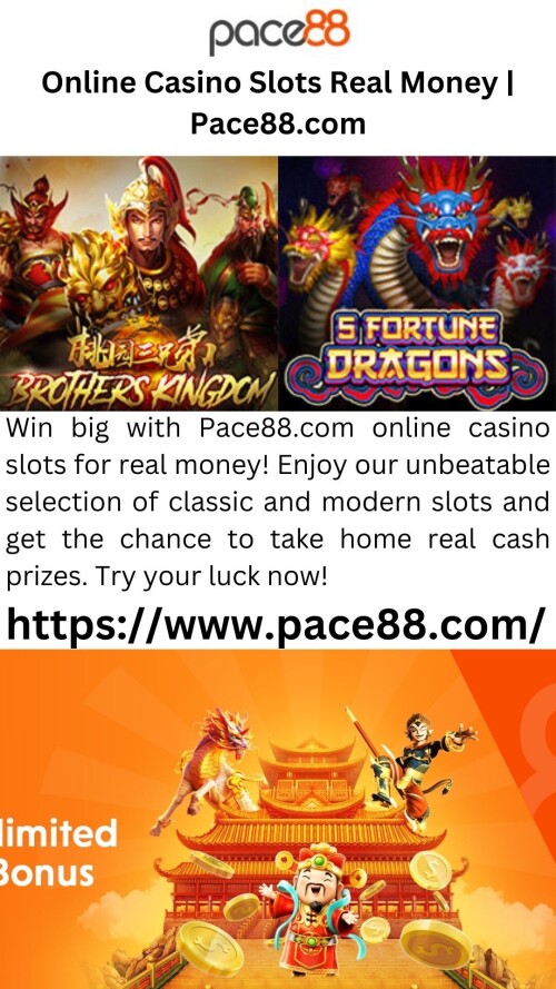 Win big with Pace88.com online casino slots for real money! Enjoy our unbeatable selection of classic and modern slots and get the chance to take home real cash prizes. Try your luck now!


https://www.pace88.com/