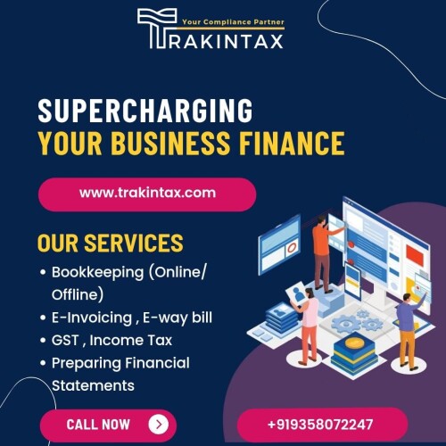 TrakinTax offers top-notch tax and accounting services in Alwar. Our expert team ensures meticulous handling of your financial matters, providing tailored solutions to meet your needs. Trust us for professional assistance with tax and accounting services in Alwar. for more info. visit us- trakintax.com