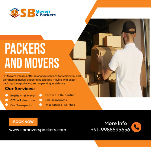 We provide expert packing and moving services to guarantee a smooth transfer to the place of your choosing.  
Read More at: https://sbmoverspackers.com