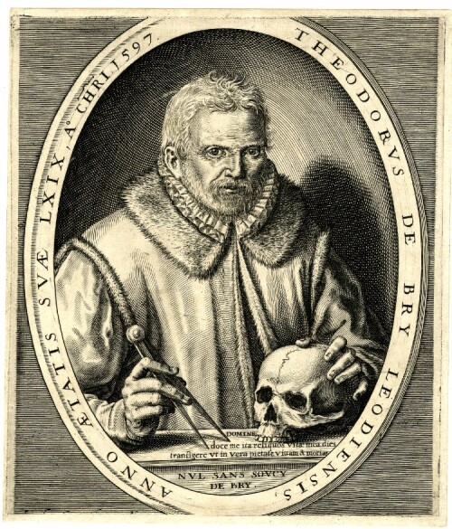 Theodor de Bry self portrait 1597