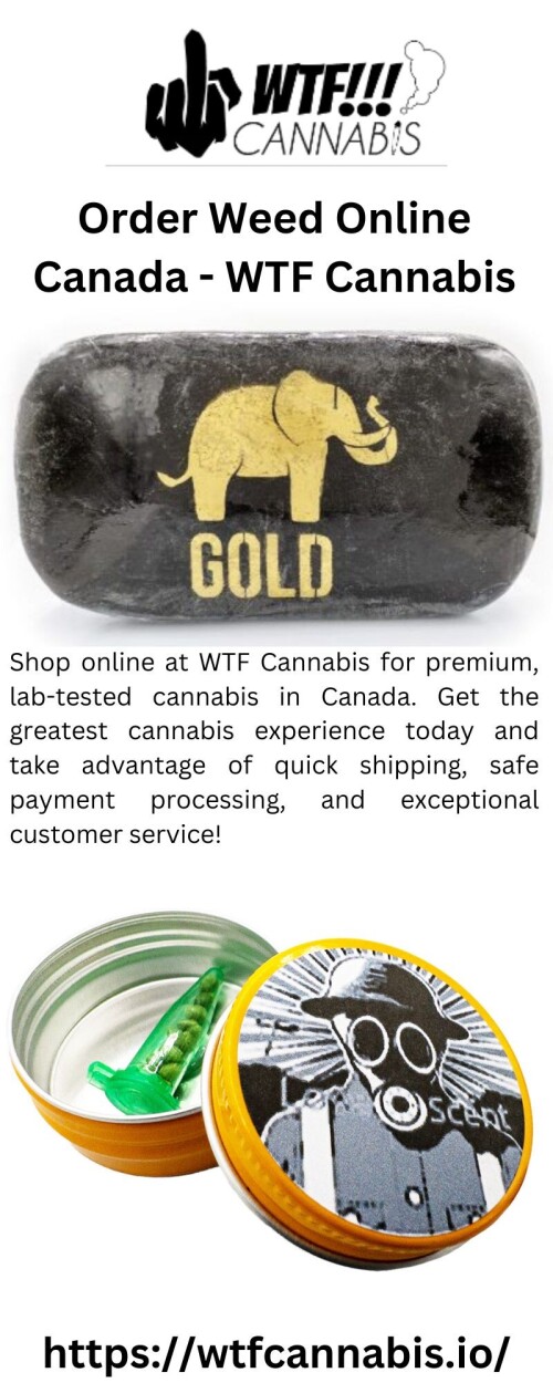 Shop online at WTF Cannabis for premium, lab-tested cannabis in Canada. Get the greatest cannabis experience today and take advantage of quick shipping, safe payment processing, and exceptional customer service!


https://wtfcannabis.io/